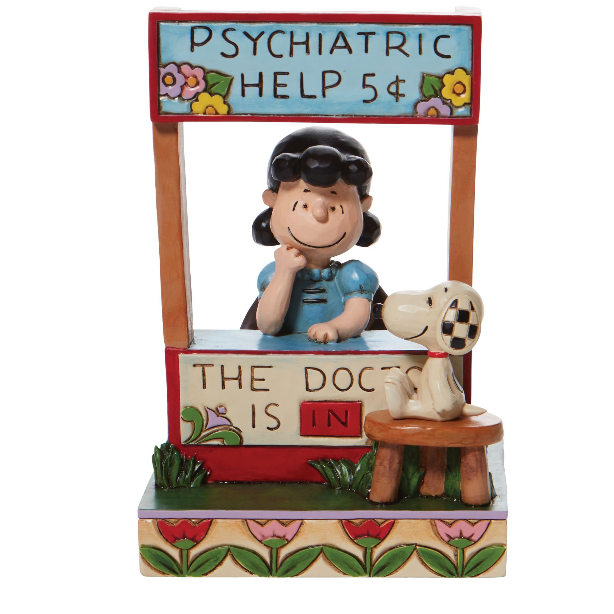 Amazon.com: Enesco Peanuts by Jim Shore Lucy Psychiatric Help the